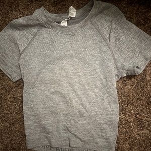 Lululemon cropped grey swiftly tech size 0
